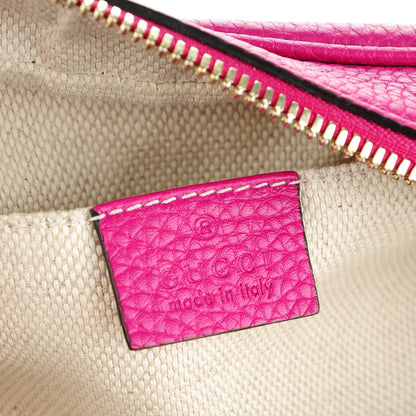Gucci Cellarius Calfskin Small Soho Disco Bag Bright Bouganville 6 of 7