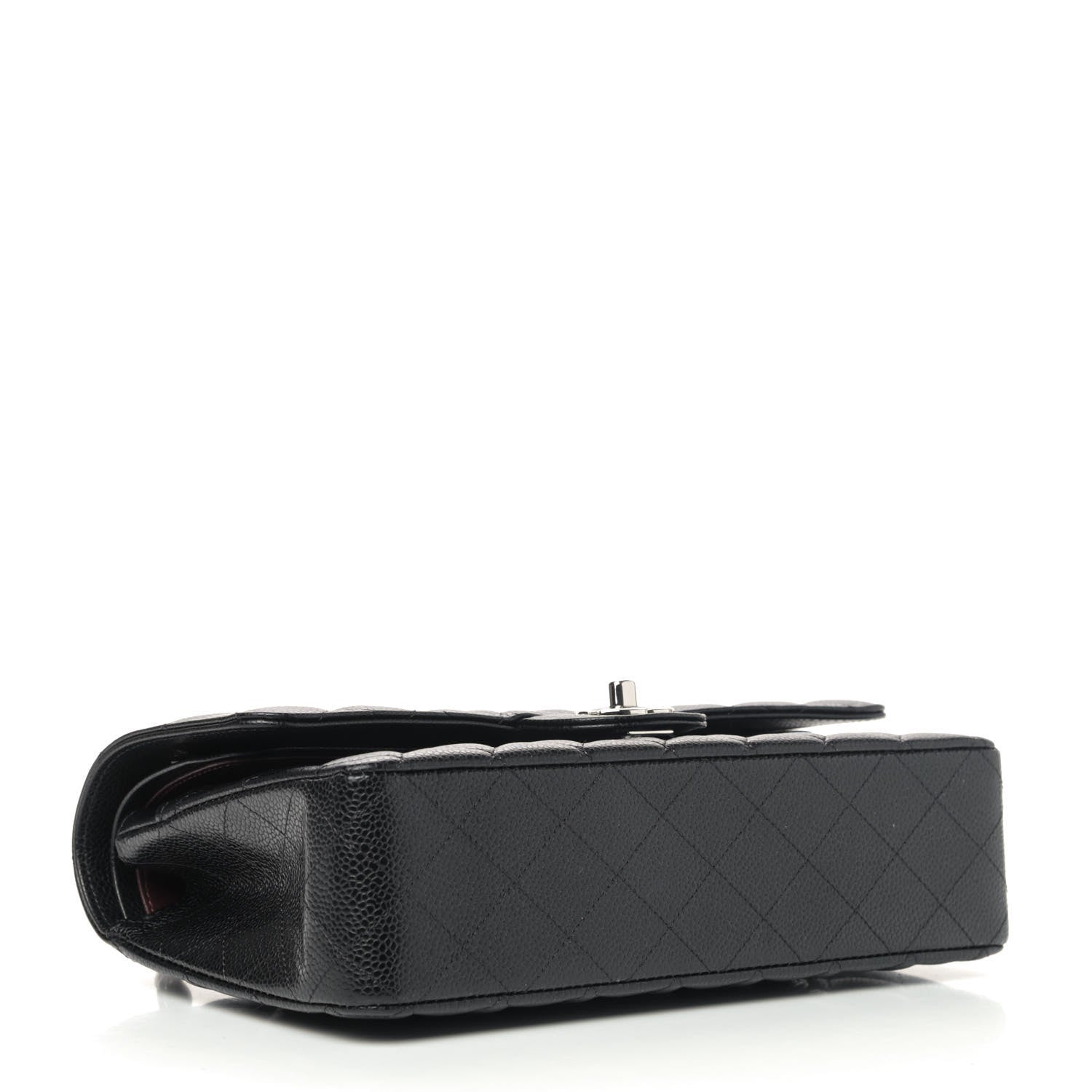Chanel Caviar Quilted Medium Double Flap Black 3 of 5