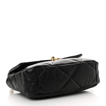 Chanel Lambskin Quilted Medium Chanel 19 Flap Black 4 of 12