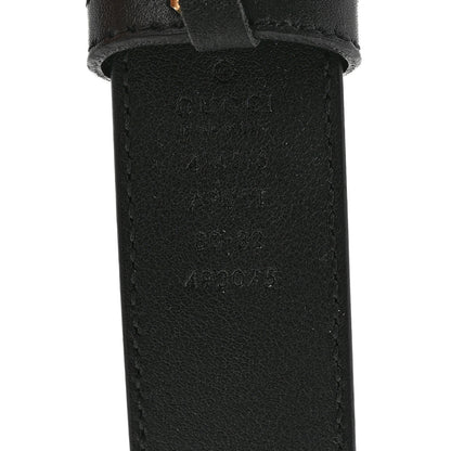 Gucci Calfskin Double G 30mm Belt 80 32 Black 5 of 8