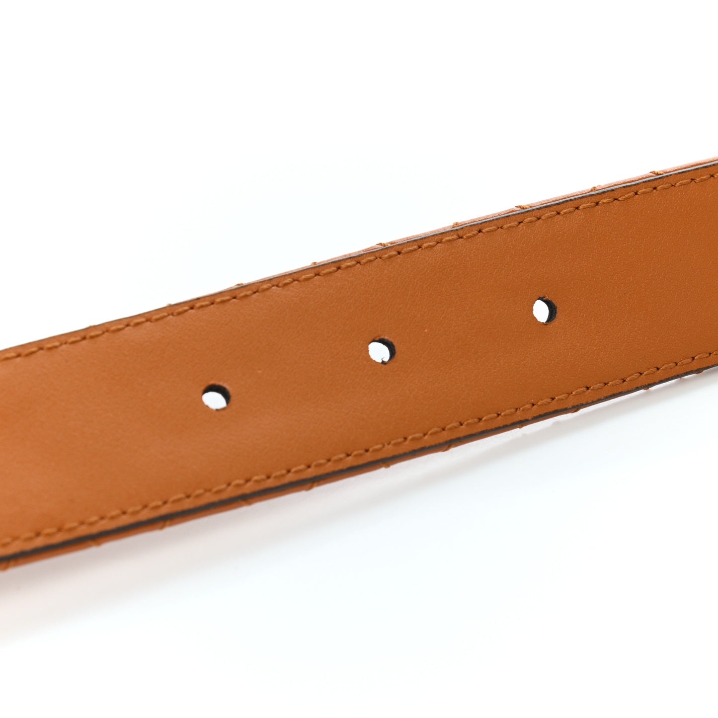 Calfskin Trapuntata Zumi 30mm Belt 80 32 Cognac