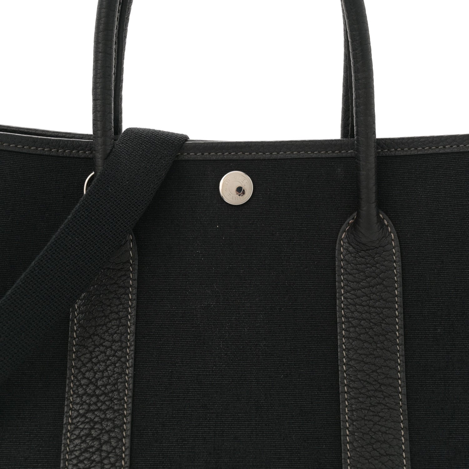 Hermes Buffle Skipper Toile Garden Party 30 TPM  Black 8 of 12