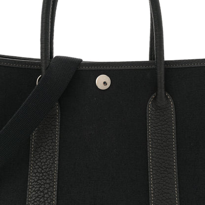 Hermes Buffle Skipper Toile Garden Party 30 TPM  Black 8 of 12