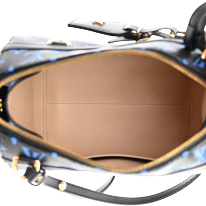 Louis Vuitton Colored Monogram Speedy Amazon PM Blue Black 5 of 9