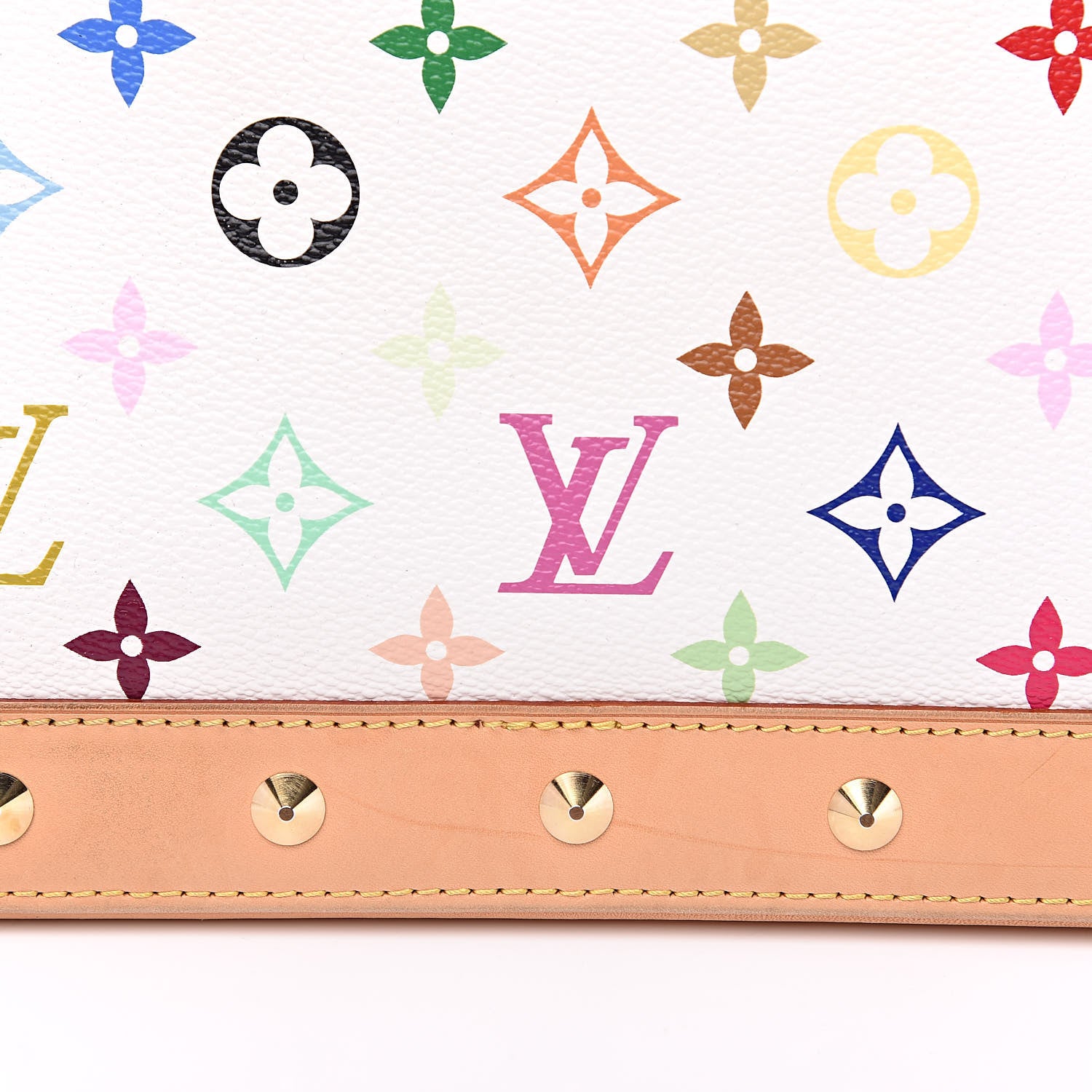 Louis Vuitton Monogram Multicolor Alma White 11 of 15
