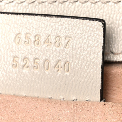Gucci GG Supreme Monogram Calfskin Mini Padlock Flap Pocket Shoulder Bag Beige Mystic White Sun Oil 7 of 16
