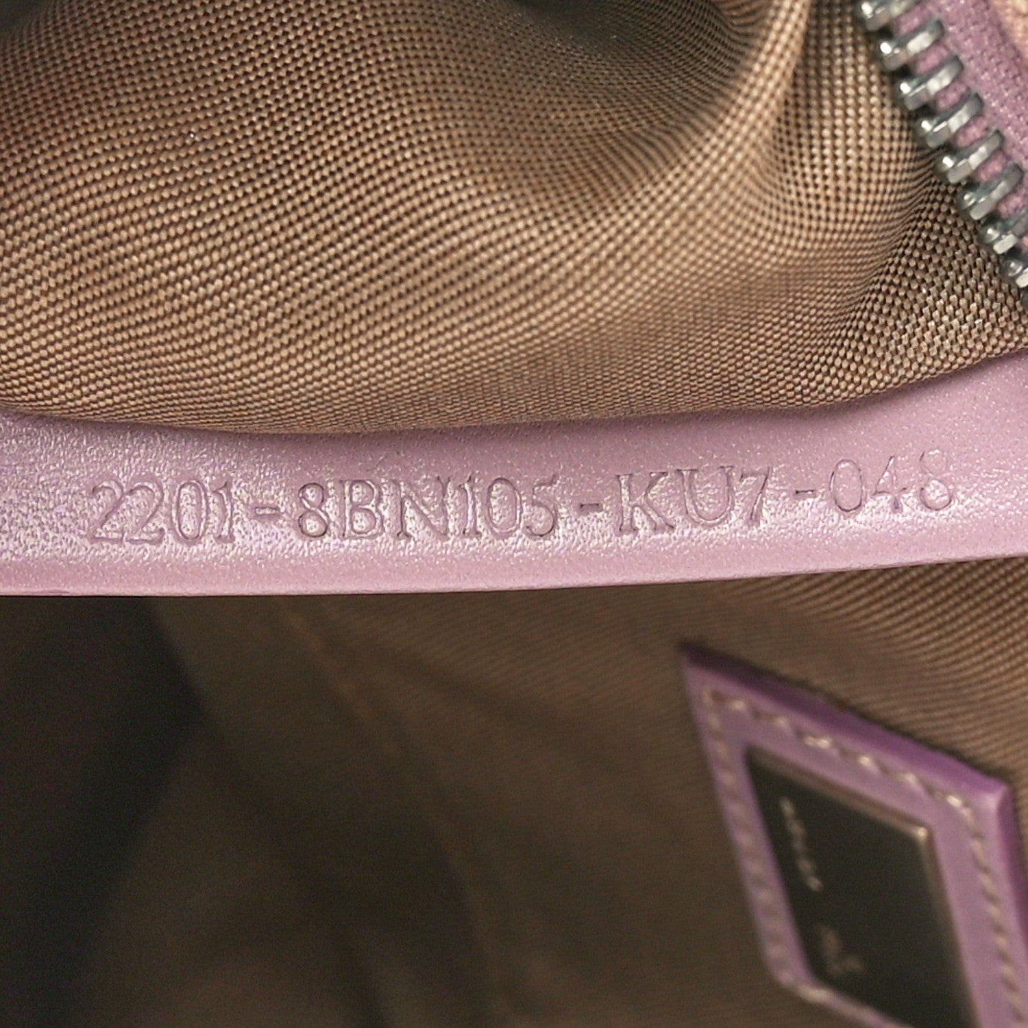 Fendi Zucchino Mini Tote Lilla 7 of 10