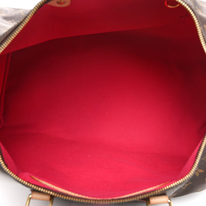 Louis Vuitton Monogram My LV Heritage Speedy 40 Fuchsia Blue Marine 5 of 10