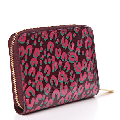 Louis Vuitton Vernis Leopard Zippy Coin Purse Rouge Fauviste 3 of 7