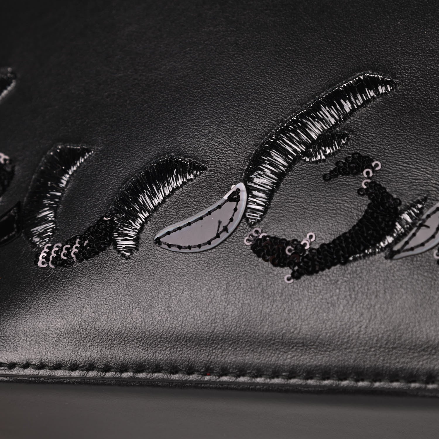 Christian Louboutin Calfskin Paris Marie Jane Logo Backpack Black 10 of 10