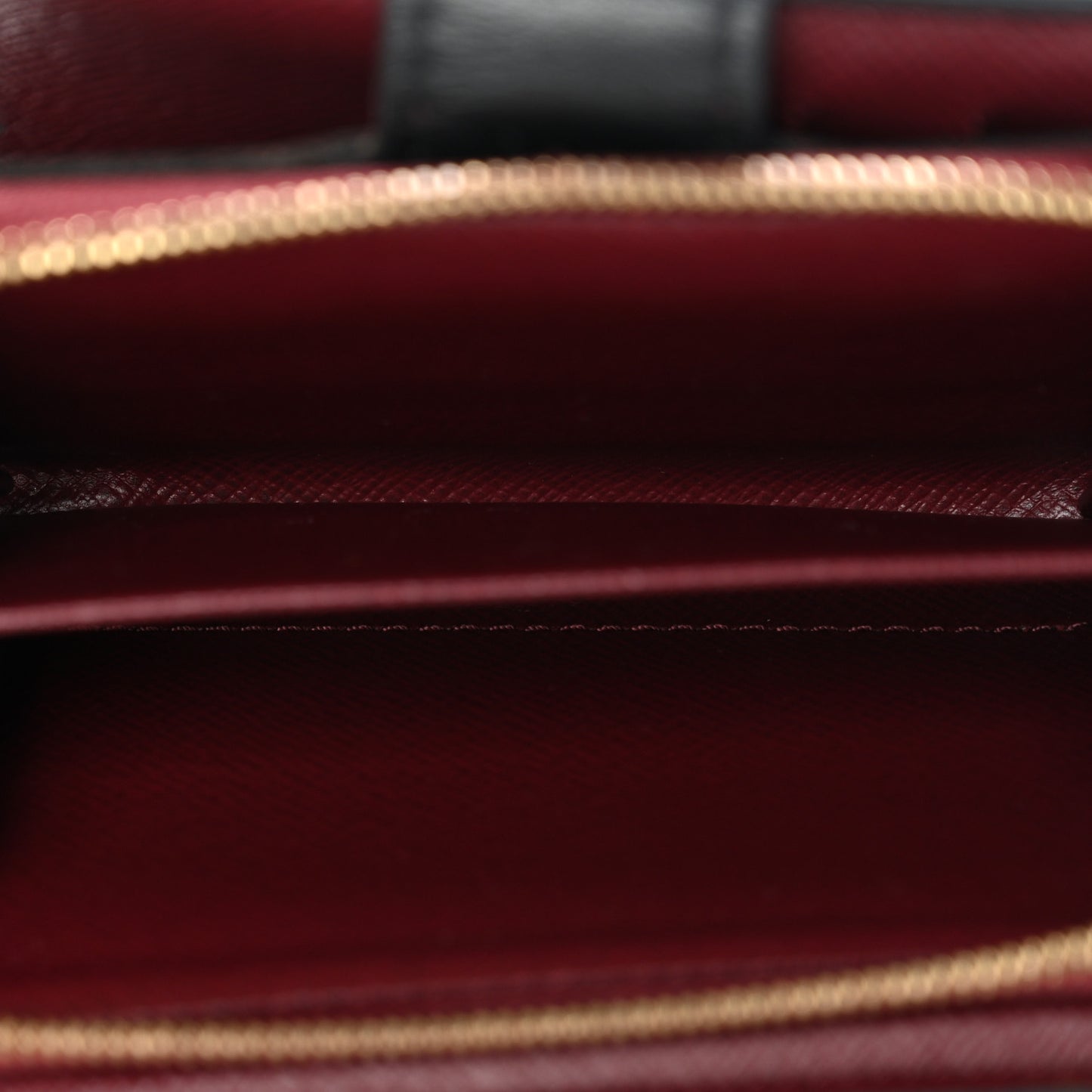 Damier Ebene Juliette Wallet Bordeaux Black