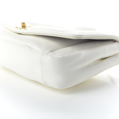 Chanel Lambskin Medium Simply Flap White 7 of 10