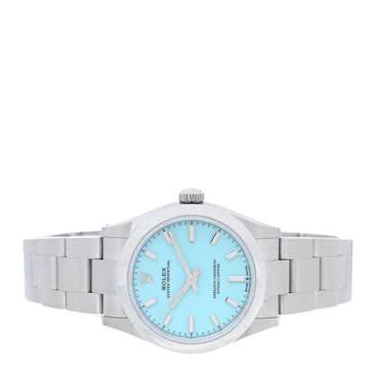 Rolex Stainless Steel 31mm Oyster Perpetual Watch Turquoise 277200 2 of 5