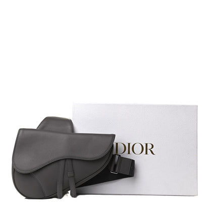 Christian Dior Calfskin Mens Saddle Bag Grey 15 of 15