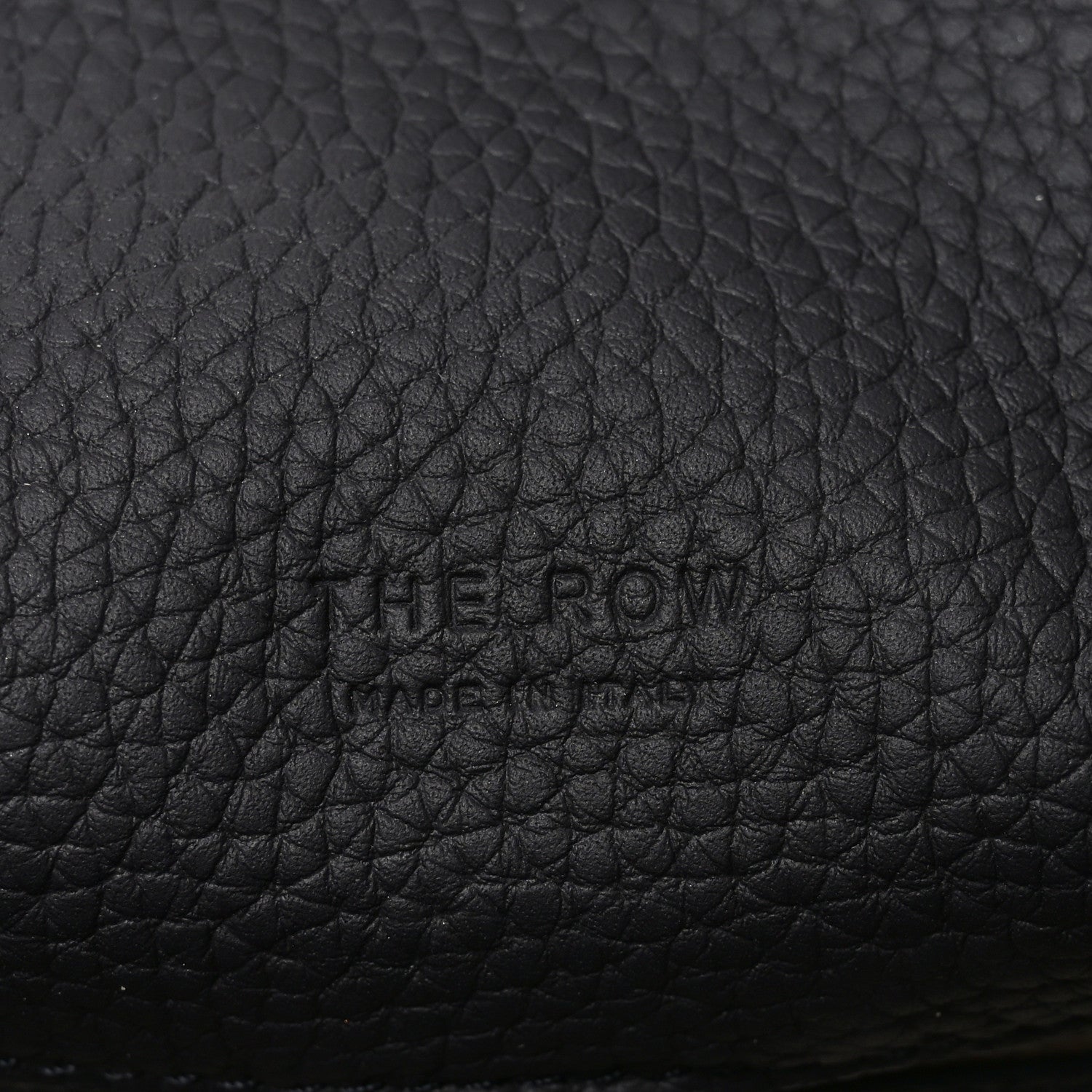 The Row Matte Grained Calfskin Soft Margaux 15 Midnight 6 of 9