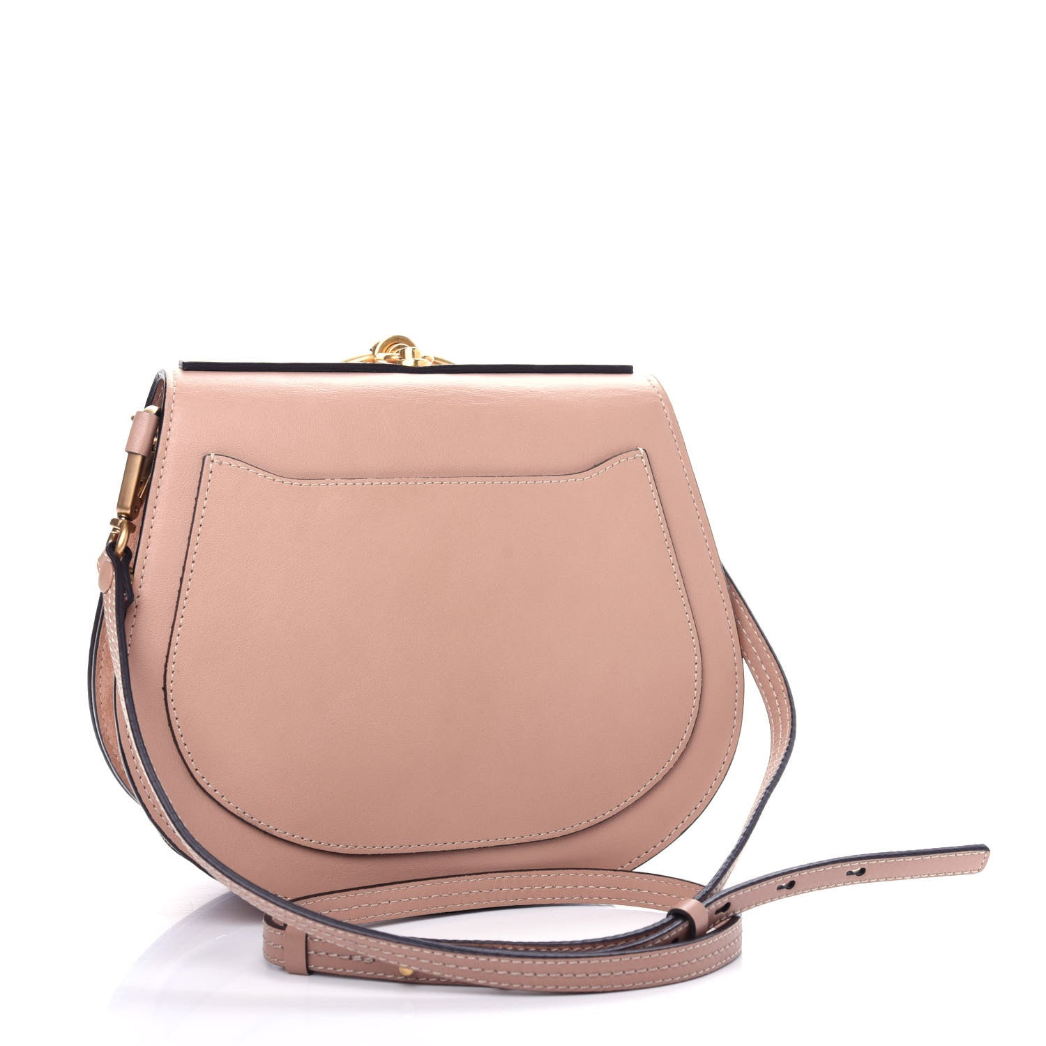 Chloe Calfskin Suede Medium Nile Bracelet Bag Biscotti Beige 3 of 10