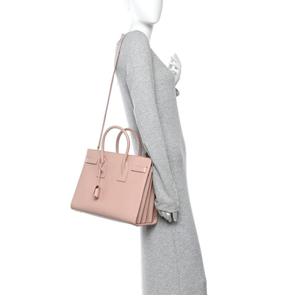Saint Laurent Calfskin Small Sac De Jour Pale Pink 2 of 9