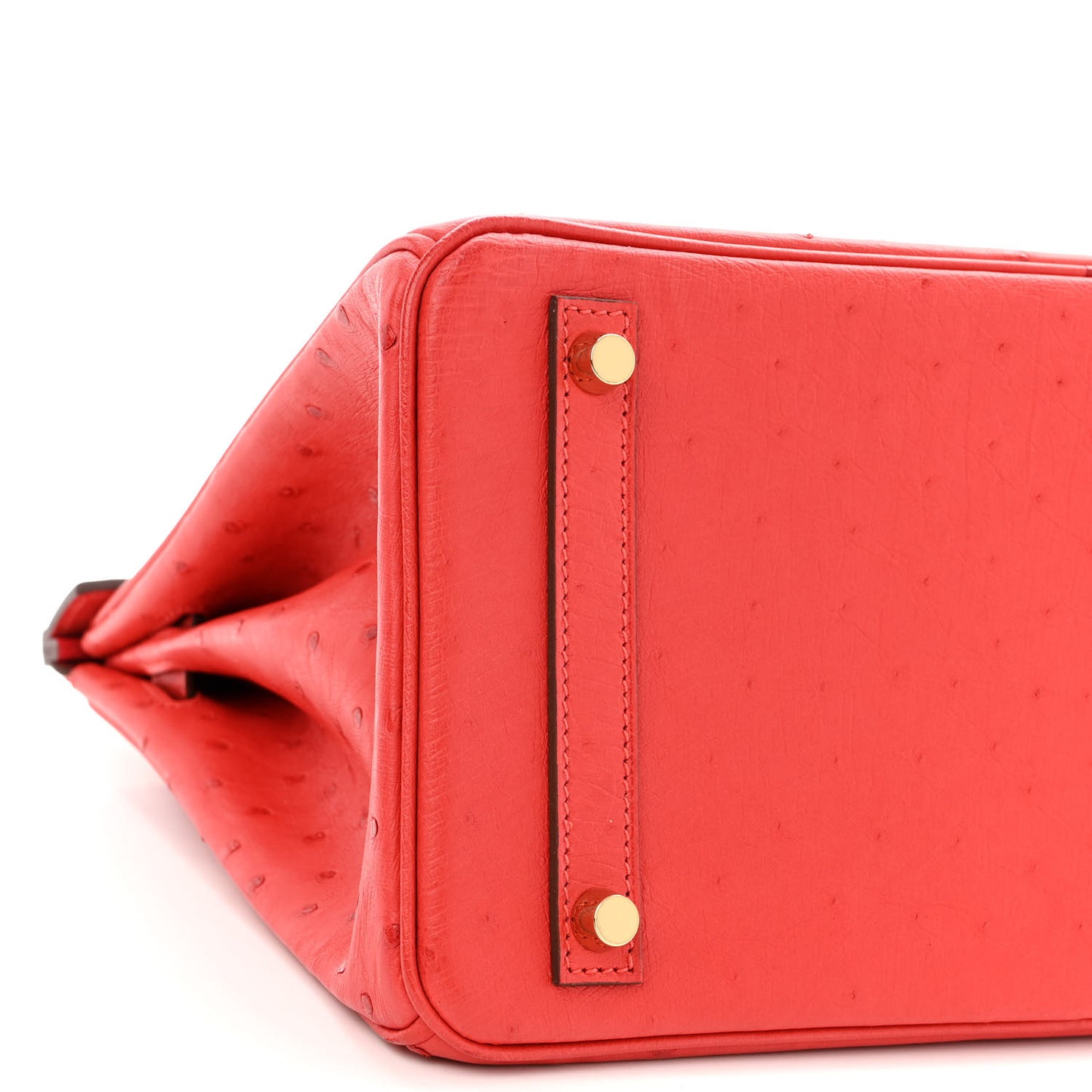 Ostrich Birkin 30 Rouge Vif
