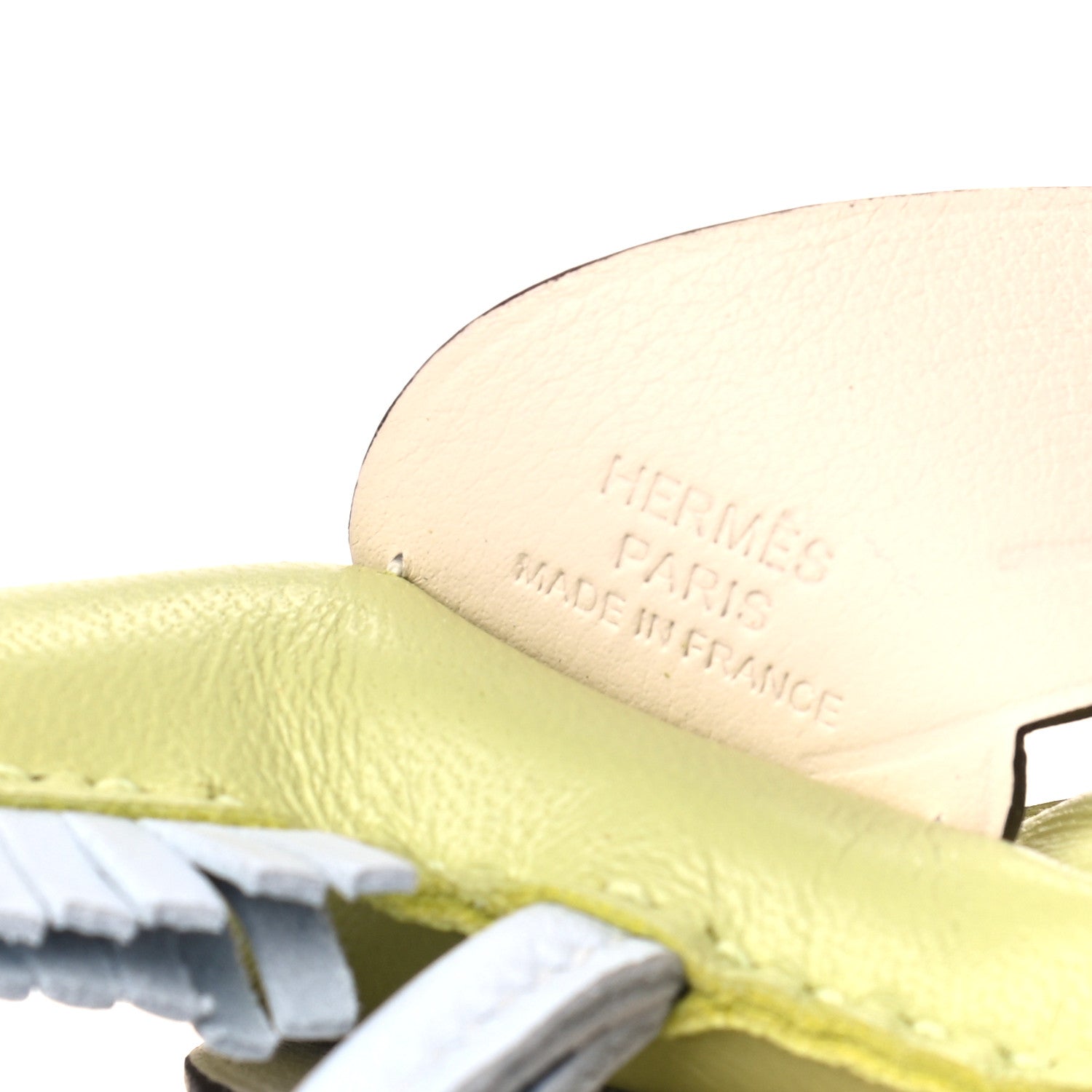 Hermes Milo Lambskin Grigri Rodeo Pegase Horse Bag Charm PM Jaune Bourgeon Bleu Brume Nata 3 of 4
