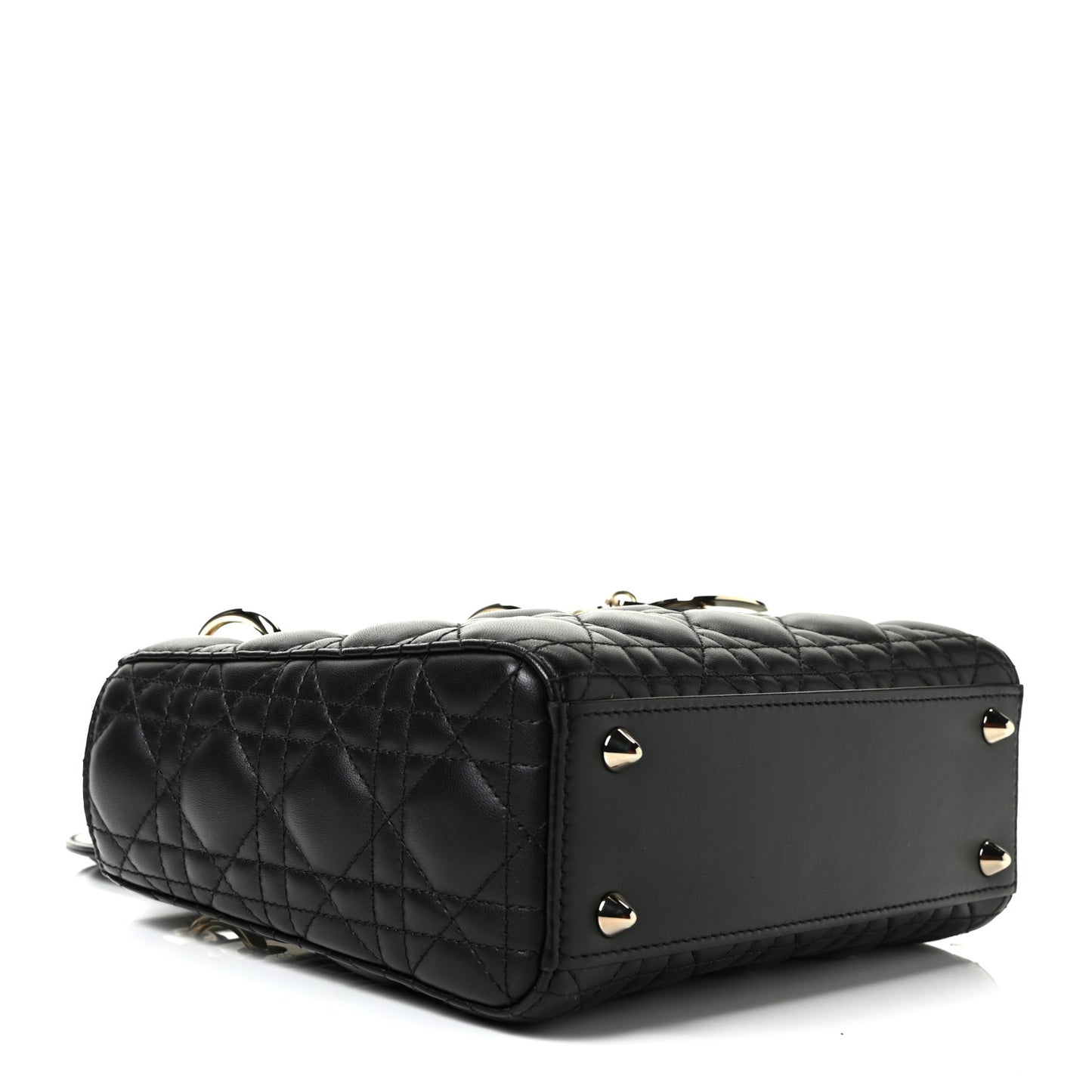 Lambskin Cannage Small My ABCDior Lady Dior Black