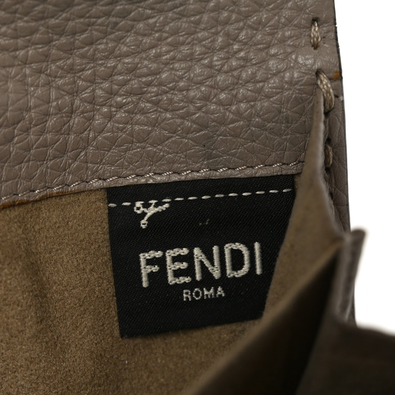Fendi Cuoio Romano Selleria Medium Peekaboo Wallet Corda 1866836
