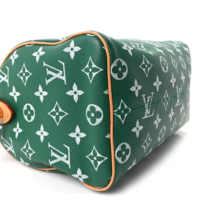 Louis Vuitton Calfskin Monogram Speedy P9 Bandouliere 25 Green 10 of 11