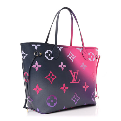 Louis Vuitton Monogram Giant Spring In The City Neverfull MM Midnight Fuchsia 4 of 11