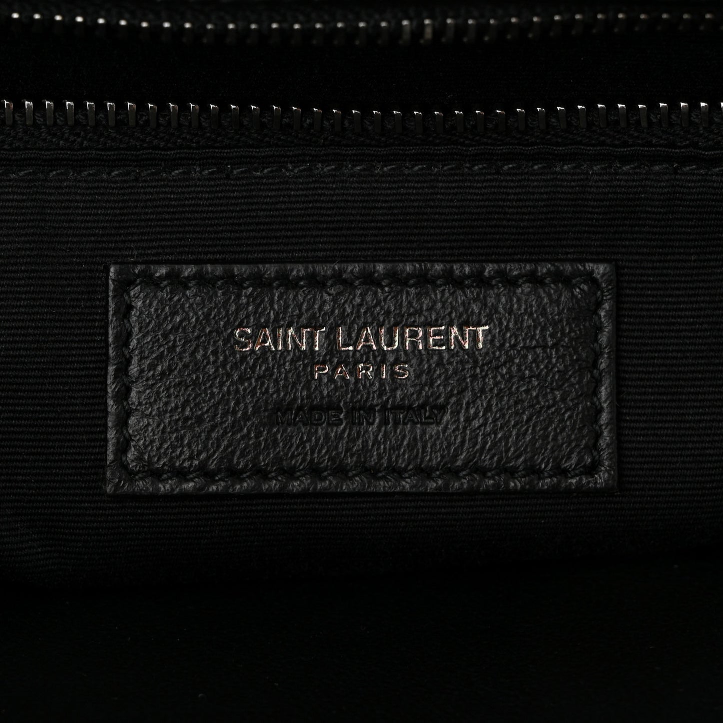 Crinkled Calfskin Matelasse Monogram Medium Niki Chain Satchel Black