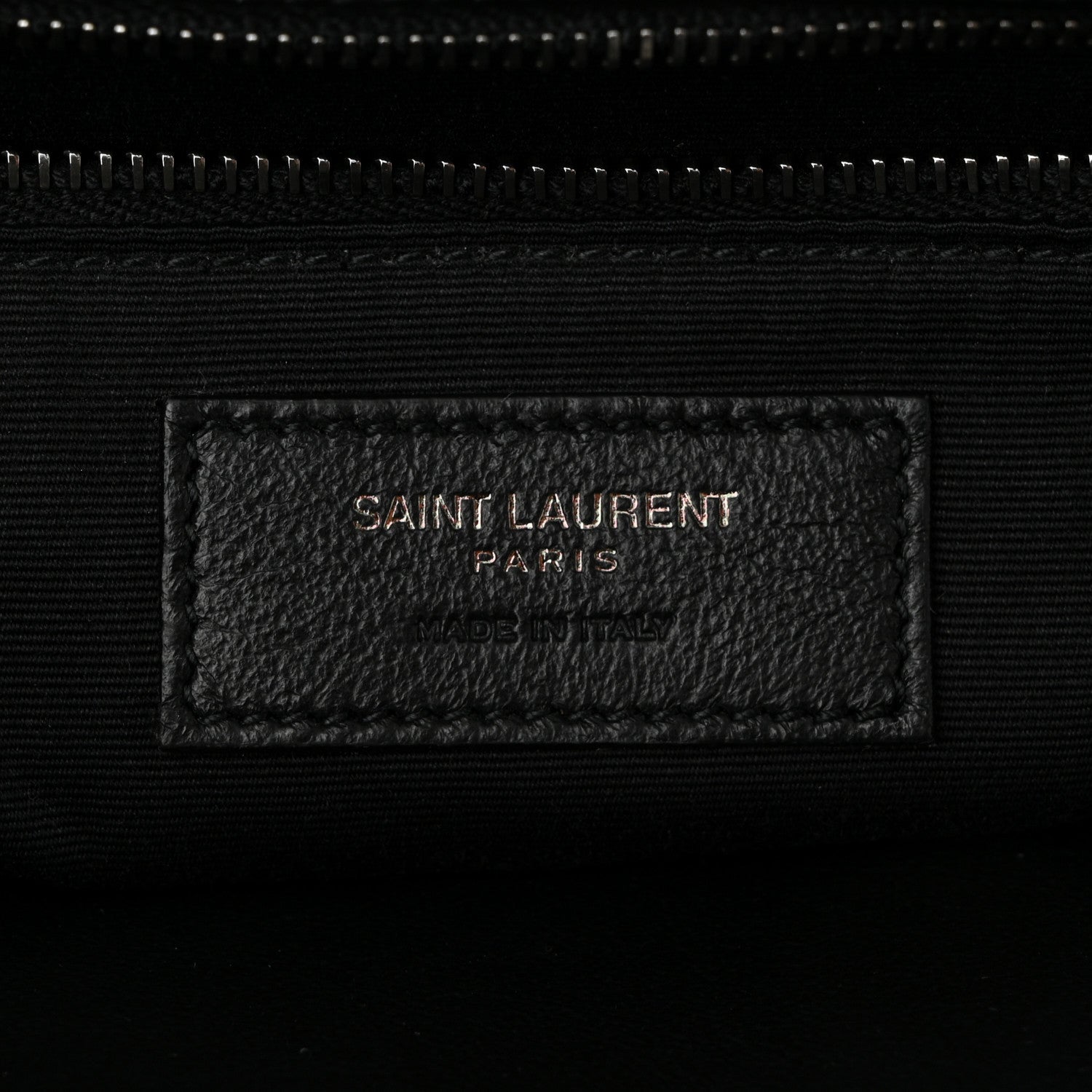 Saint Laurent Crinkled Calfskin Matelasse Monogram Medium Niki Chain Satchel Black 6 of 10