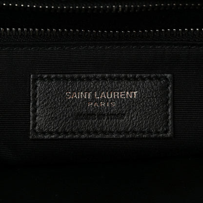 Saint Laurent Crinkled Calfskin Matelasse Monogram Medium Niki Chain Satchel Black 6 of 10