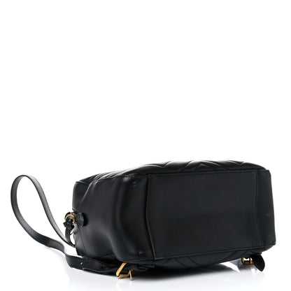 Gucci Calfskin Matelasse GG Marmont Dome Backpack Black 4 of 24