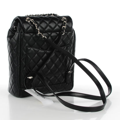 Chanel Lambskin Quilted Small Urban Spirit Backpack Black 3 of 8