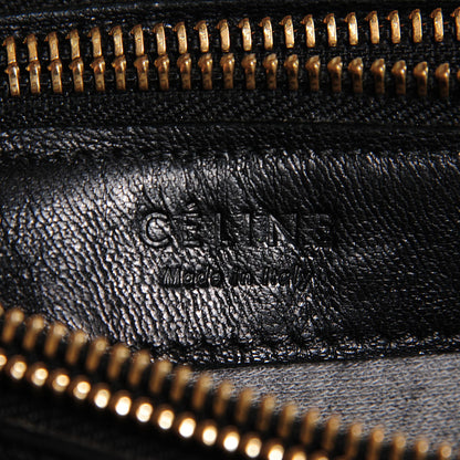 Celine Lambskin Large Trio Crossbody Bag Black 7 of 8