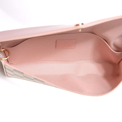 Louis Vuitton Damier Azur Calfskin Pochette Felicie Eau de Rose 4 of 6