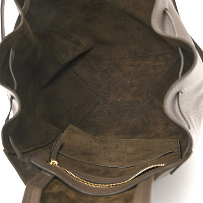Celine Soft Grained Calfskin Small Belt Cabas Phantom Taupe 5 of 8