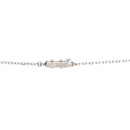 Cartier 18K White Gold Diamond LOVE Long Station Necklace 5 of 6