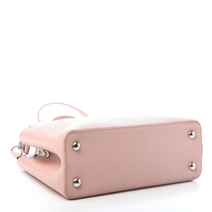 Louis Vuitton Taurillon Flowers Capucines PM Magnolia 4 of 9