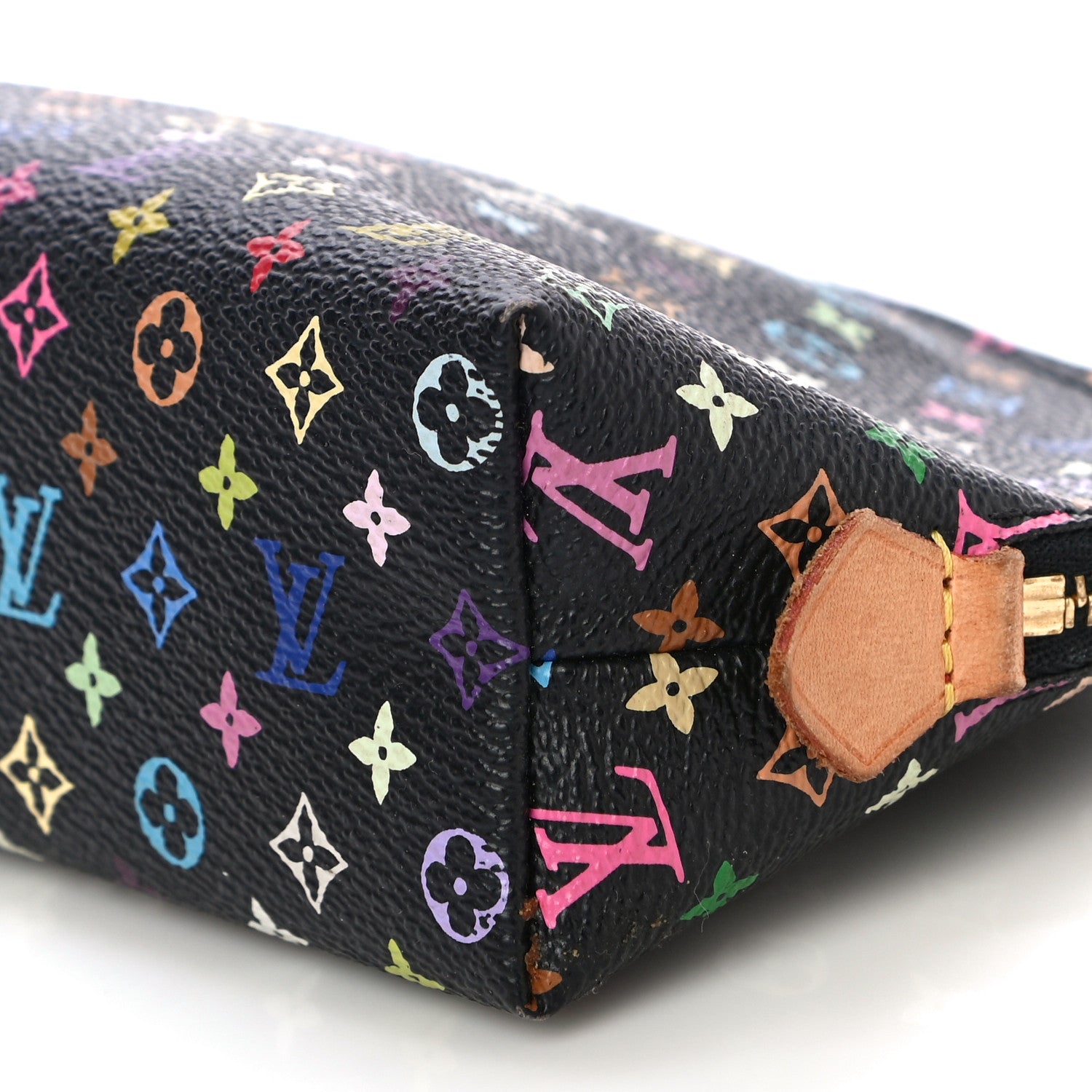 Louis Vuitton Monogram Multicolor Cosmetic Pouch Black Grenade 9 of 18