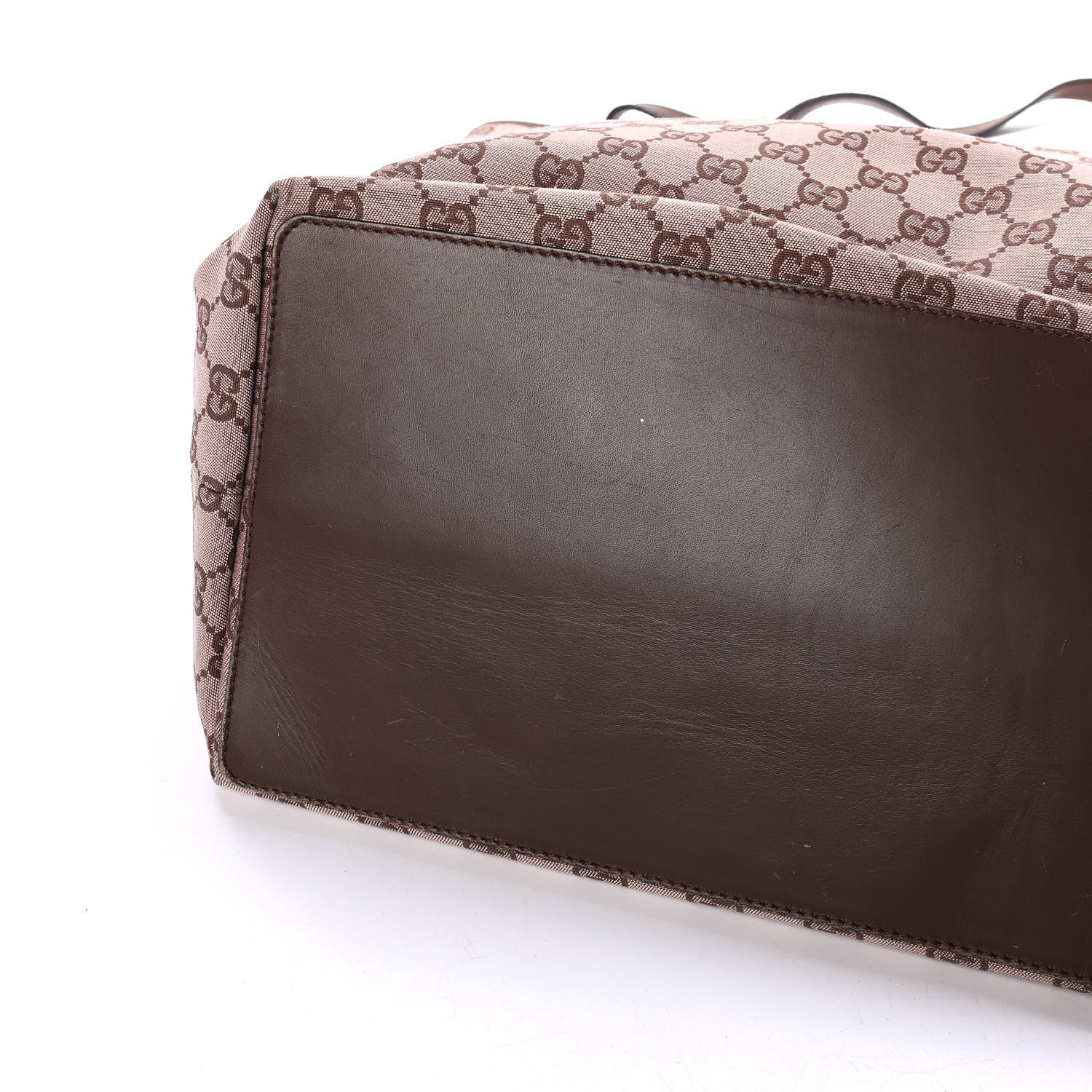 Gucci Monogram Large Bucket Tote Dark Brown 5 of 5