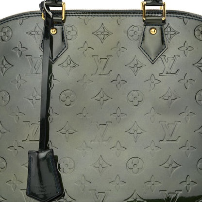 Louis Vuitton Vernis Alma GM Blue Nuit 8 of 13