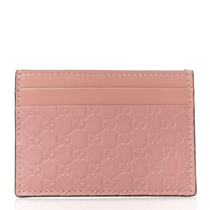 Gucci Microguccissima Card Holder Soft Pink 1 of 9