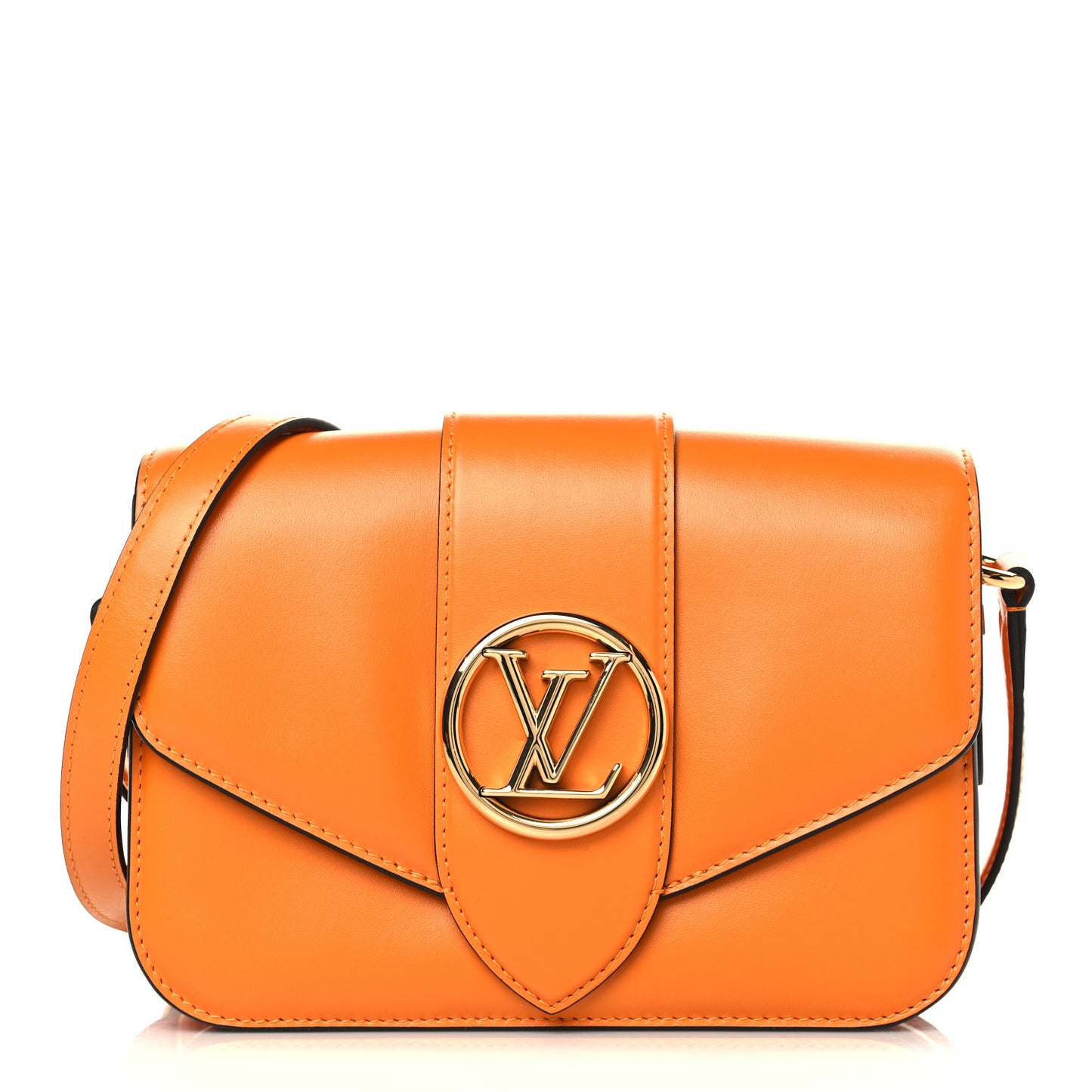 Smooth Calfskin LV Pont 9 Summer Gold
