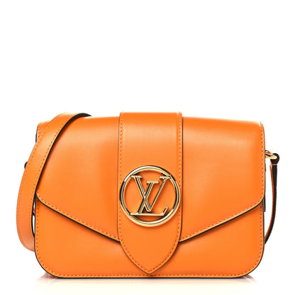 Louis Vuitton Smooth Calfskin LV Pont 9 Summer Gold 1 of 8