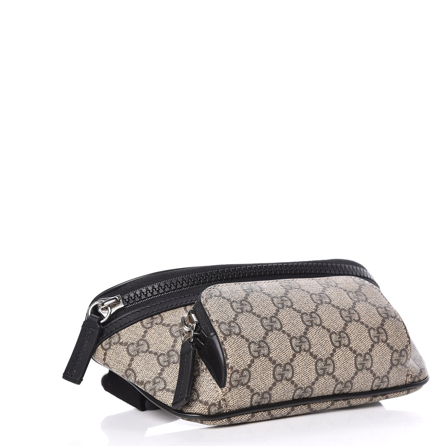 GG Supreme Monogram Belt Bag Black