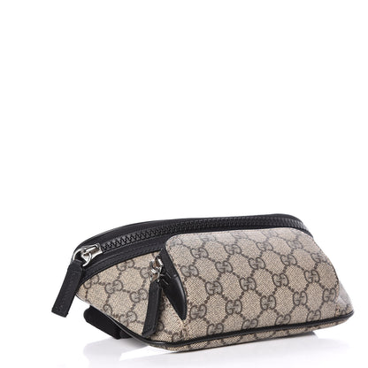 Gucci GG Supreme Monogram Belt Bag Black 4 of 10