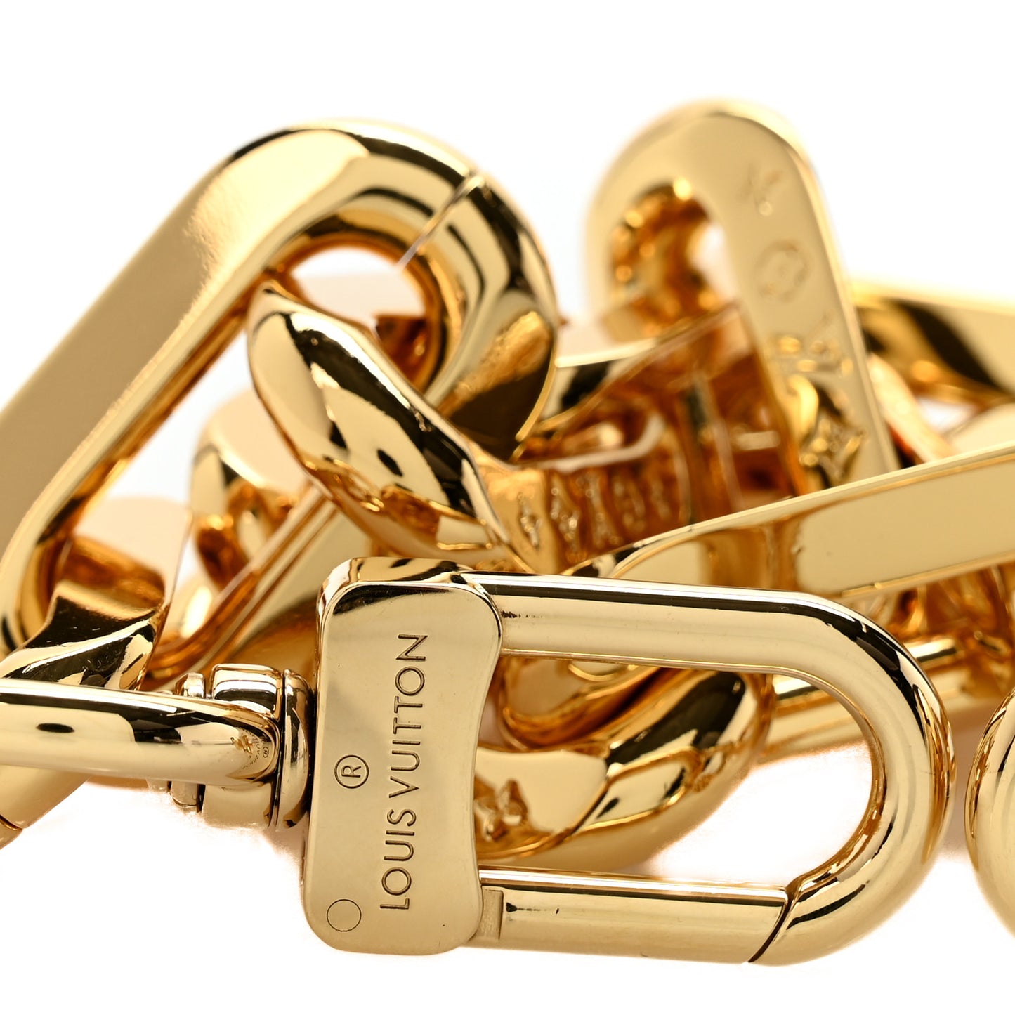 Metal Coussin MM Chain Strap Gold