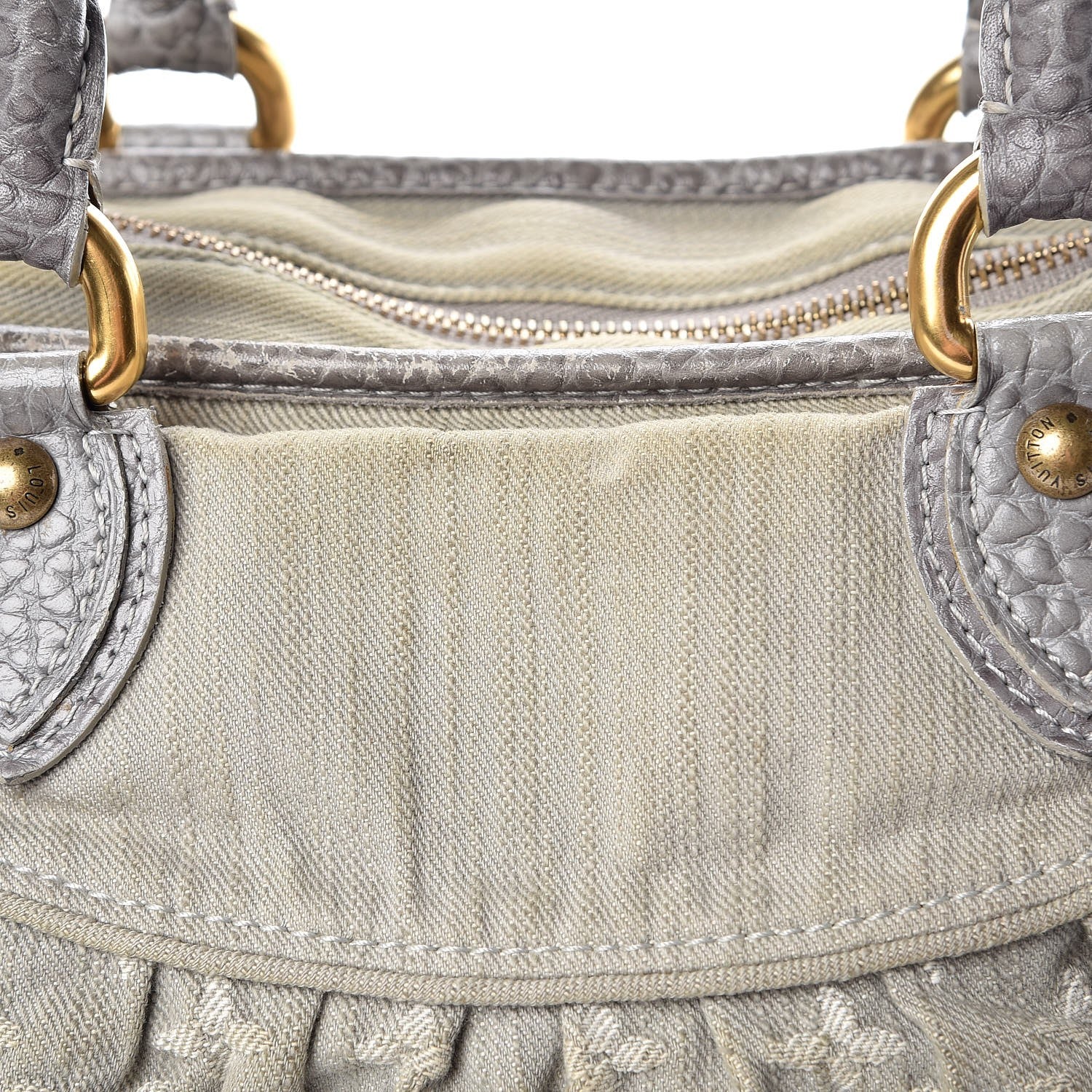 Louis Vuitton Denim Neo Cabby MM Grey 16 of 21