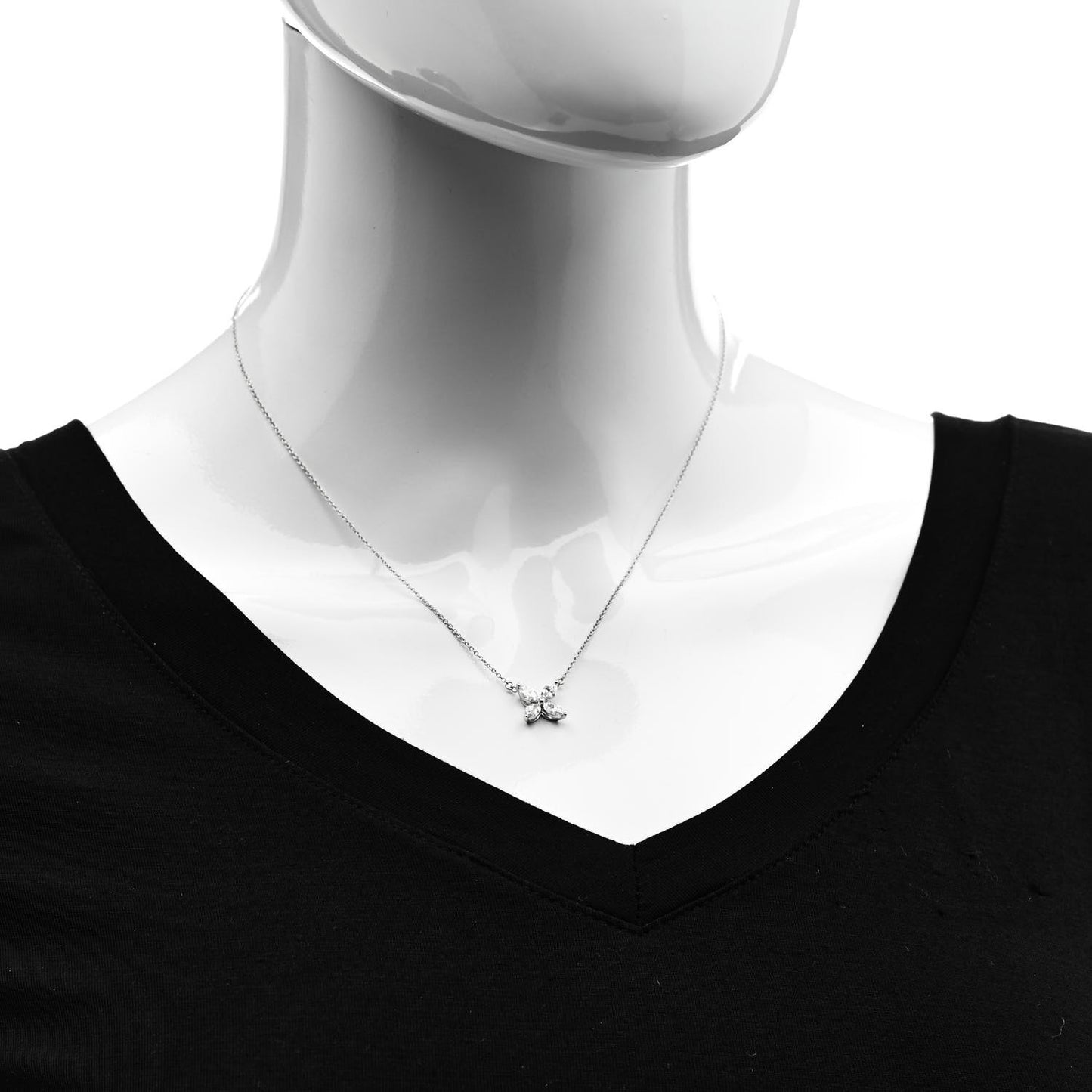 Platinum Diamond Large Victoria Necklace