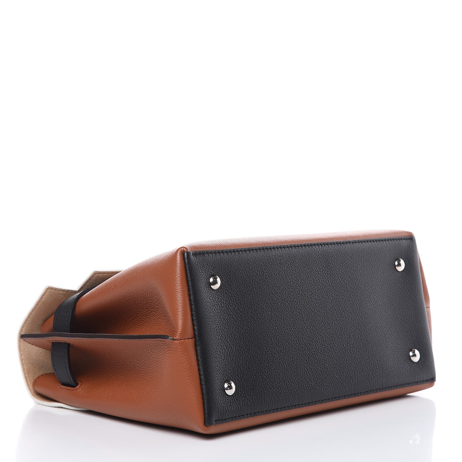 Louis Vuitton Soft Calfskin Lockme Ever Caramel Creme Black 4 of 8