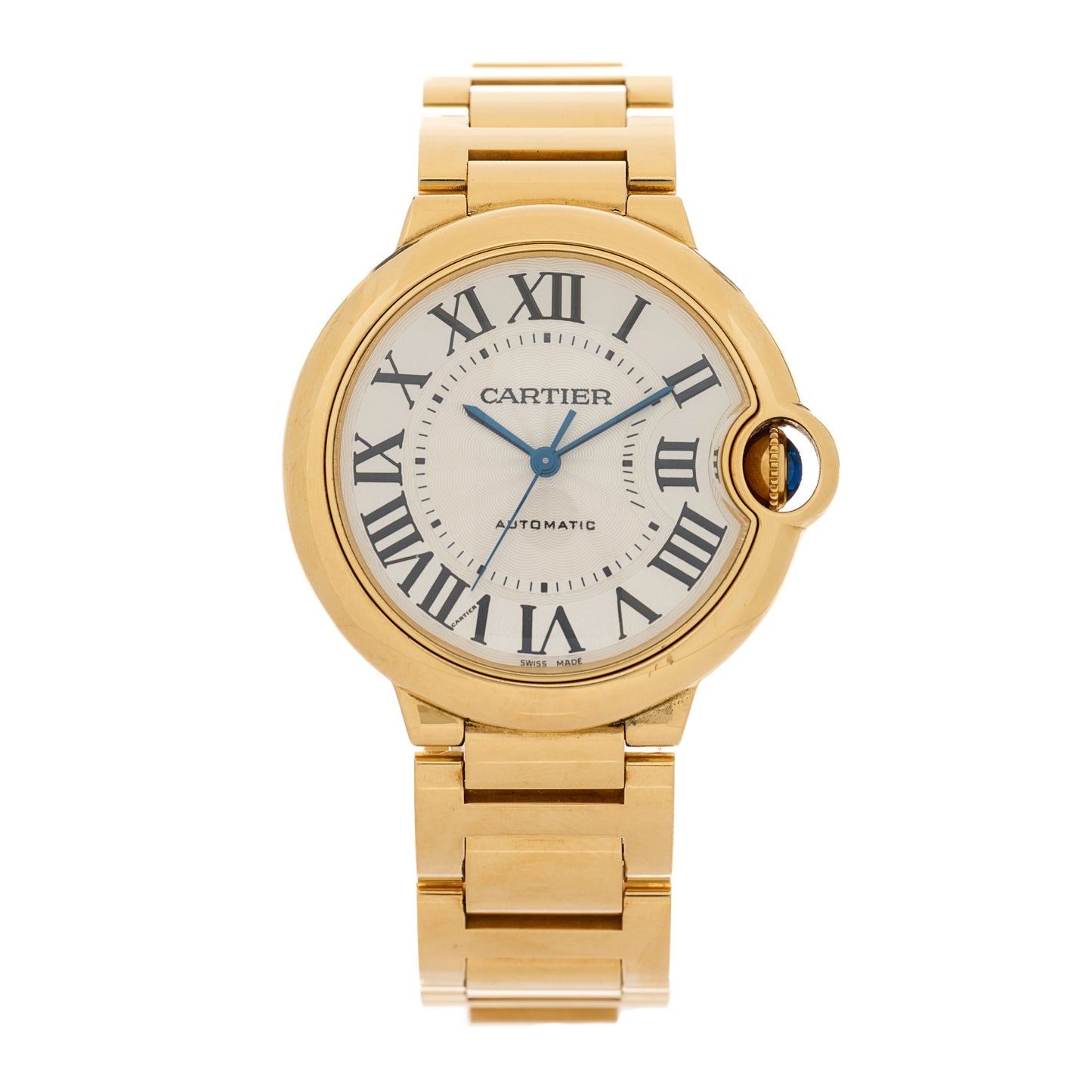 18K Yellow Gold 36mm Ballon Bleu De Cartier Automatic Watch